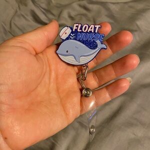 Float nurse  Badge reel holder new